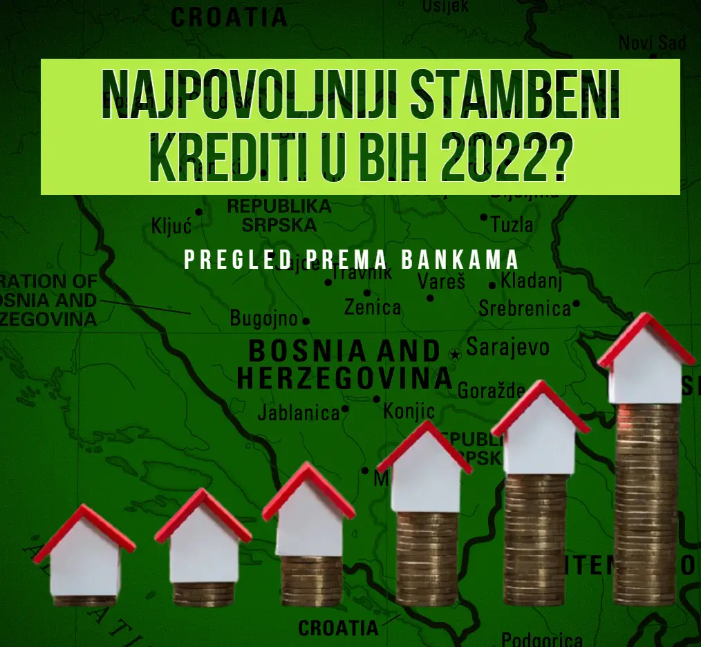 najpovoljniji stambeni krediti u BiH 2022 pregled po bankama